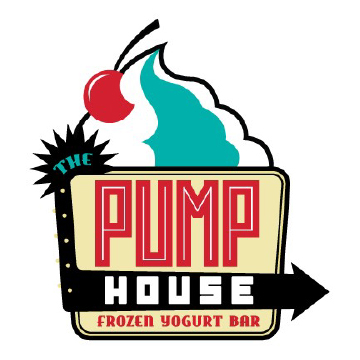The pump house frozen yogurt bar logo